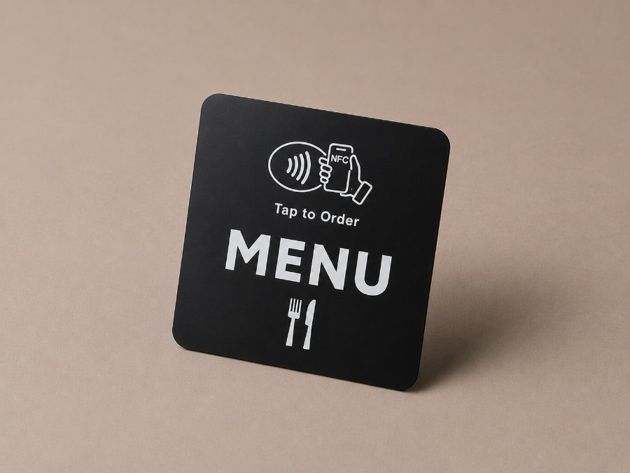 Placa de menú NFC